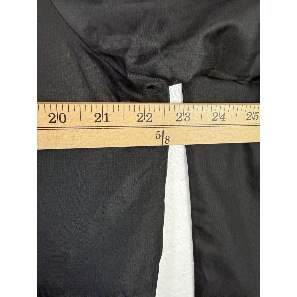 ID Wear Mens Black Windbreaker Rain Jacket Sz M Full zip Dad Hipster Chest 44 - Picture 7 of 9